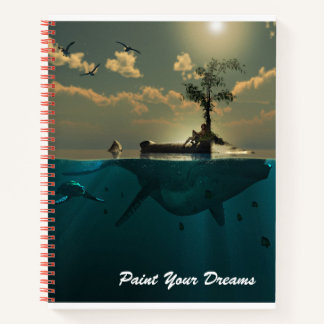 Surreal Fantasy Animal 3D-Notebook Notizblock