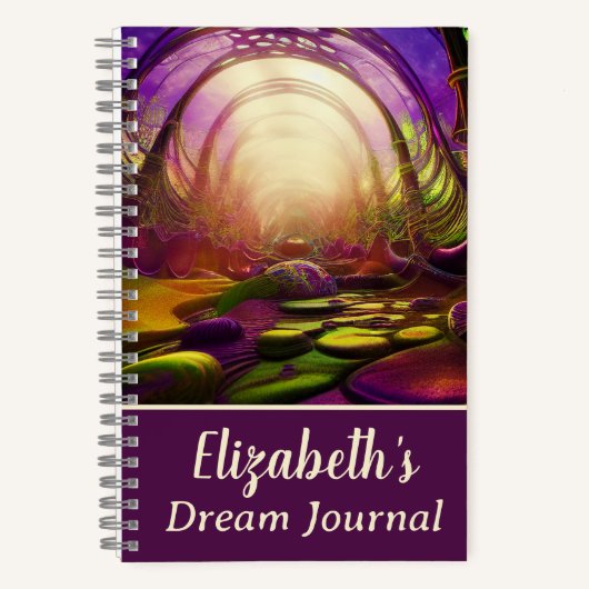Surreal Fantasy Art Bedside Lucio Dream Journal Notizblock (Vorderseite)