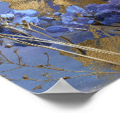 Surreal Fantasy Celestial Night Sky Wall Art Poster (Ecke)