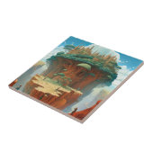 Surreal Fantasy City Fliese (Seite)