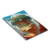 Surreal Fantasy City Notizblock (Rechte Seite)