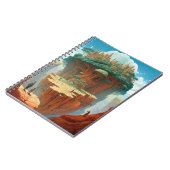 Surreal Fantasy City Notizblock (Linke Seite)