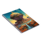 Surreal Fantasy City Notizblock (Rechte Seite)