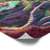 Surreal Fantasy City Poster (Ecke)