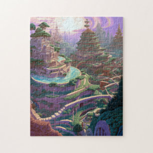 Surreal Fantasy City Puzzle