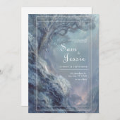 Surreal Fantasy Dreamscape Hochzeit Einladung (Vorne/Hinten)