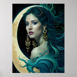 Surreal Fantasy Fantastische Girl Art Collection Poster