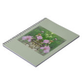 Surreal Fantasy Iris Blumenweg Notizblock (Linke Seite)