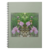 Surreal Fantasy Iris Blumenweg Notizblock (Vorderseite)