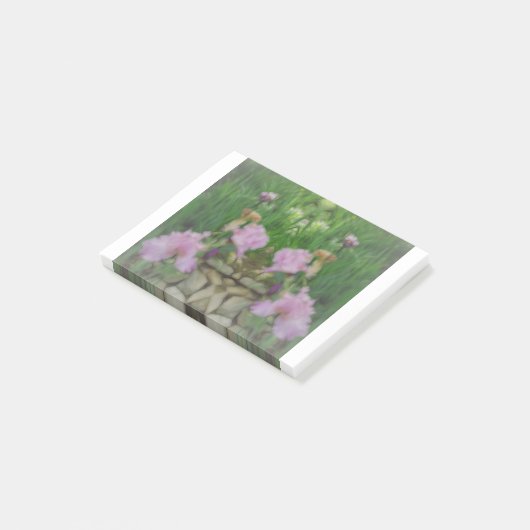 Surreal Fantasy Iris Blumenweg Post-it Klebezettel (angewinkelt)