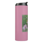 Surreal Fantasy Iris Blumenweg Thermosbecher (Nach links gedreht)