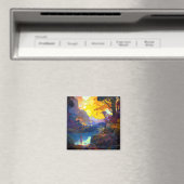 Surreal Fantasy Landschaft Art Magnet (In Situ (Geschirrspüler))