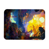 Surreal Fantasy Landschaft Art Magnet (Horizontal)