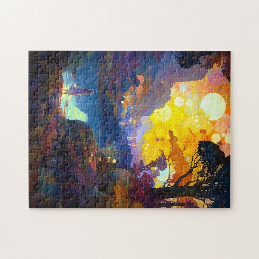 Surreal Fantasy Landschaft Art Puzzle (Horizontal)