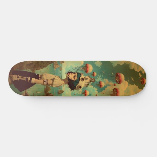 Surreal fantasy wall art skateboard (Horizontal)