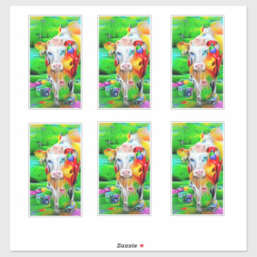 Surreal Farm Art Aufkleber (Blatt)