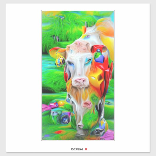 Surreal Farm Art Aufkleber (Blatt)