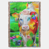 Surreal Farm Art Decke (Vorderseite Vertikal)