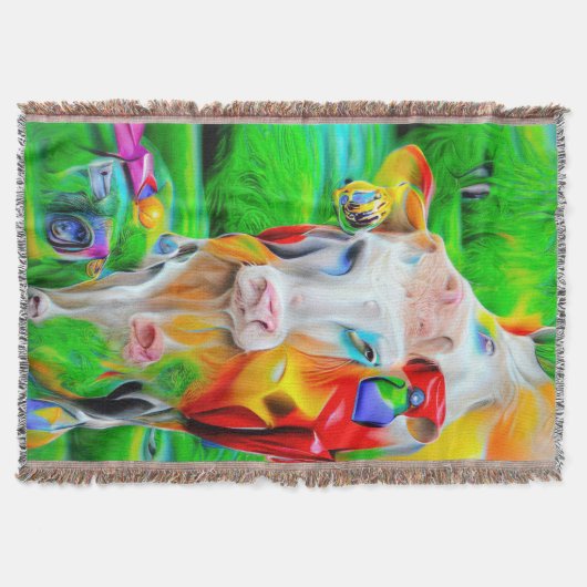 Surreal Farm Art Decke (Vorderseite)