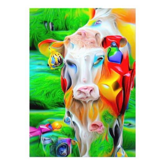 Surreal Farm Art Fotodruck (Vorne)