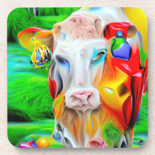 Surreal Farm Art Getränkeuntersetzer