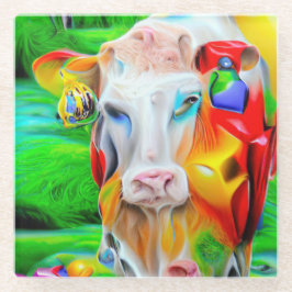 Surreal Farm Art Glasuntersetzer