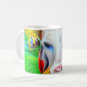 Surreal Farm Art Kaffeetasse (Vorderseite Links)