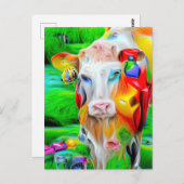Surreal Farm Art Postkarte (Vorne/Hinten)