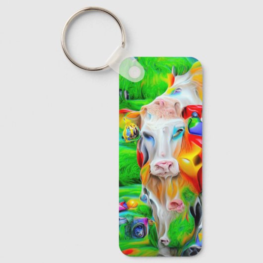 Surreal Farm Art Schlüsselanhänger (Vorderseite)