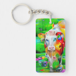 Surreal Farm Art Schlüsselanhänger