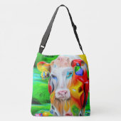 Surreal Farm Art Tragetaschen Mit Langen Trägern (Rückseite)