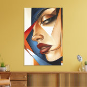 Surreal Femininity Leinwanddruck (Insitu (Wohnzimmer))