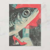 Surreal Fish and Leges Postkarte (Vorderseite)