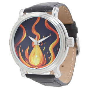 Surreal Flame Vector Art - 4K Render for - - Armbanduhr