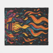 Surreal Flame Vector Art - 4K Render for - - Fleecedecke (Vorderseite (Horizontal))
