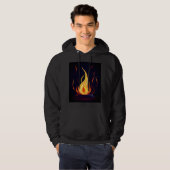 "Surreal Flame Vector Art - 4K Render for - - Hoodie (Vorne ganz)