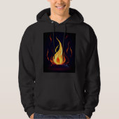 "Surreal Flame Vector Art - 4K Render for - - Hoodie (Vorderseite)