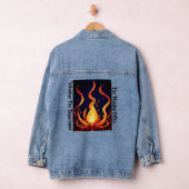 Surreal Flame Vector Art - 4K Render for - - Jeansjacke (Hangar)