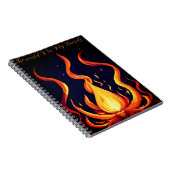 "Surreal Flame Vector Art-4K Render for - - Notizblock (Rechte Seite)