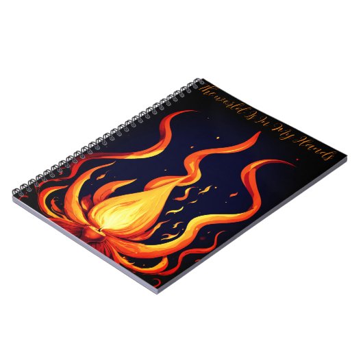 "Surreal Flame Vector Art-4K Render for - - Notizblock (Linke Seite)