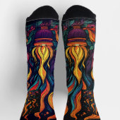 Surreal Flame Vector Art - 4K Render for - - Socken (Oben)