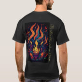"Surreal Flame Vector Art - 4K Render for T - Shir T-Shirt (Rückseite)