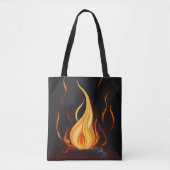 Surreal Flame Vector Art - 4K Render for - - Tasche (Vorderseite)