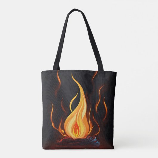 Surreal Flame Vector Art - 4K Render for - - Tasche (Rückseite)