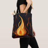 Surreal Flame Vector Art - 4K Render for - - Tasche (Von Nahem)