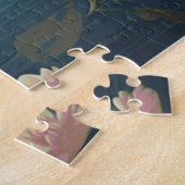 Surreal Flamingo Scene Puzzle (Seite)