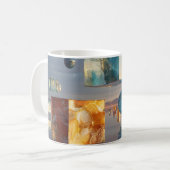 Surreal Floating Cubes And Spheres Kaffeetasse (Vorderseite Links)