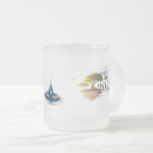 Surreal Floating Island "Dream Big 2026" Frosted  Mattglastasse (VorderseiteRechts)