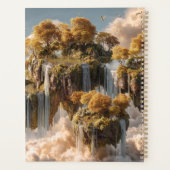 Surreal Floating Islands With Golden Trees Planer (Rückseite)
