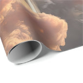 Surreal Floating Islands with Waterfall Geschenkpapier (Rolleneckpunkt)